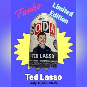 Ted Lasso Funko Pop Soda Limited Edition 1 of 10,000 still Factory Sealed